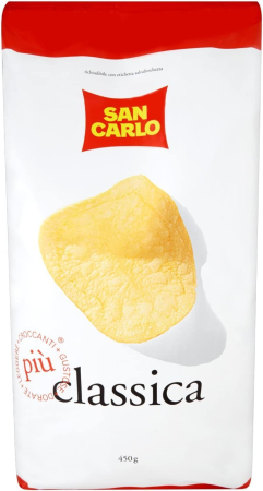 Snacksuri italiene - CHIPS SAN CARLO PATATINA CLASSICA 190G