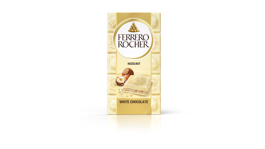 Produse alimentare italiene - CIOCOLATA ALBA FERRERO ROCHER HAZELNUT 90G