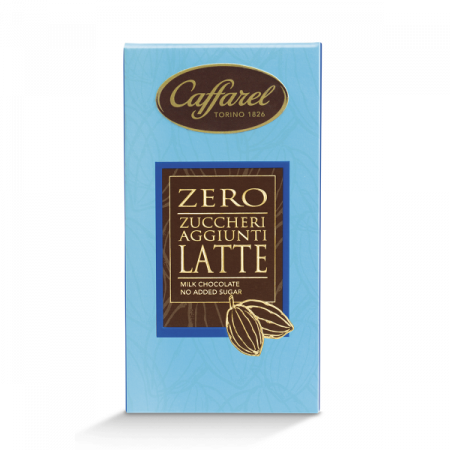 Ciocolata italiana - CIOCOLATA CU LAPTE CAFFAREL FARA ZAHAR 100G