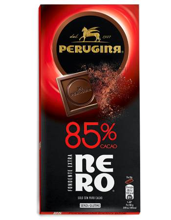 Dulciuri italiene - CIOCOLATA EXTRA FONDATA NERO 85% CACAO