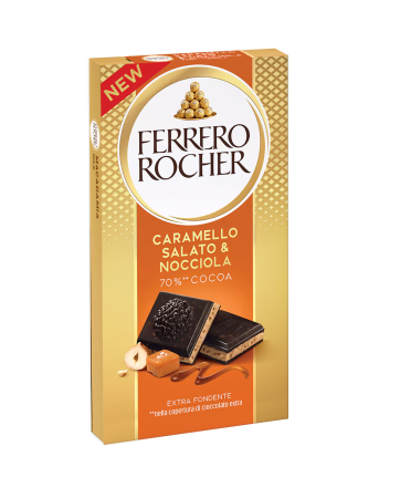 Produse alimentare italiene - CIOCOLATA FERRERO ROCHER CARAMELLO 90G