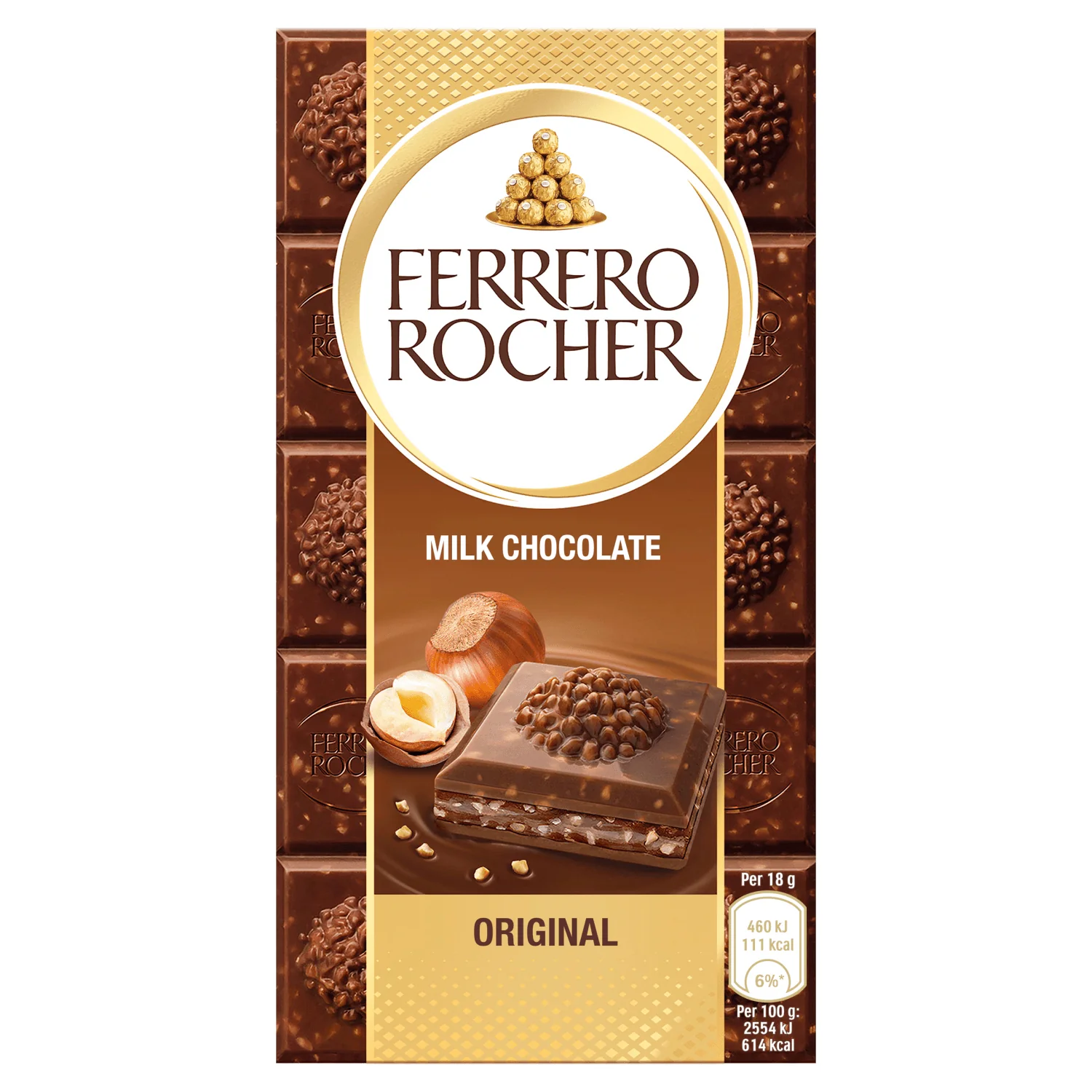 Produse alimentare italiene - CIOCOLATA FERRERO ROCHER LATTE 90G