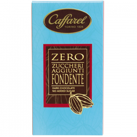 Ciocolata italiana - CIOCOLATA FONDENTE CAFFAREL FARA ZAHAR 100G