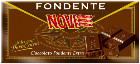 Produse alimentare italiene - CIOCOLATA NOVI FONDENTE 100G