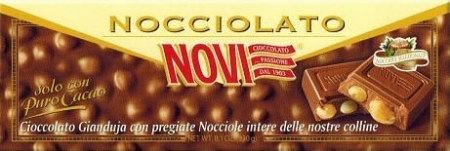 Ciocolata italiana - CIOCOLATA NOVI GIANDUJA CU ALUNE 230G
