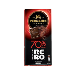 Produse alimentare italiene - CIOCOLATA PERUGINA NERO FONDENTE 70% 85G