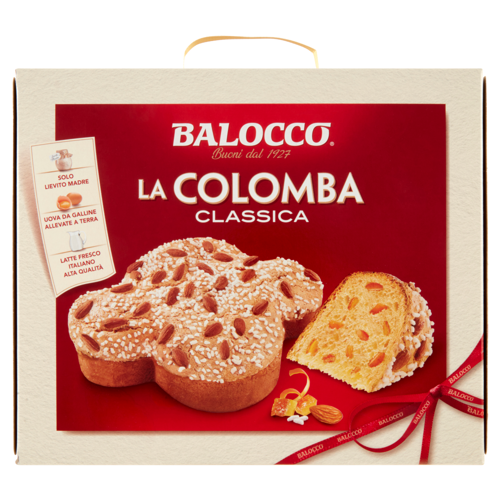 Panettone cozonac italian, Pandoro si Balocco - COLOMBA BALOCCO CLASICA 750G