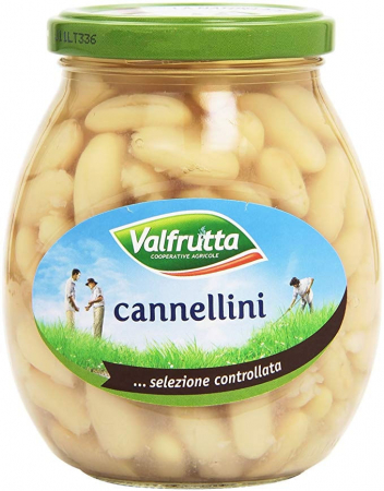 Produse alimentare italiene - CONSERVA FASOLE VALFRUTTA CANNELLINI 360G