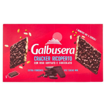 Produse alimentare italiene - CRACKER GALBUSERA RICE CIOCCOLATO FONDENTE 150G