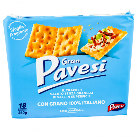 Biscuiti italieni - CRACKER GRAN PAVESI 560G