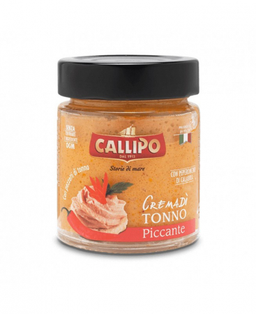 Conserve de peste - CREMA DE TON CALLIPO PICANTA 135G
