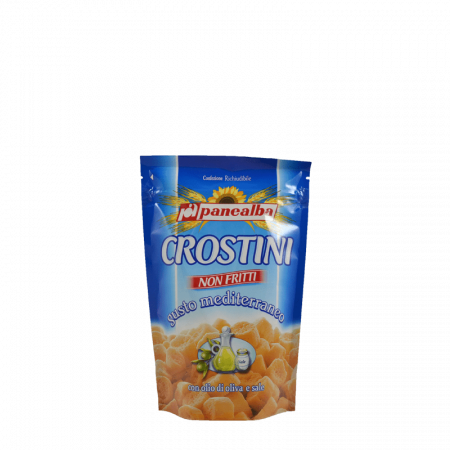 Produse de panificatie - CRUTOANE PANEALBA GUSTO MEDITERRANEO MASLINE SI SARE 100G