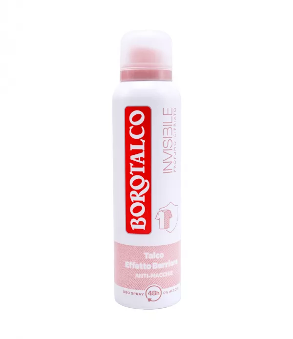 Deodorant, antiperspirant - DEODORANT BOROTALCO INVISIBLE ROSA 150ML