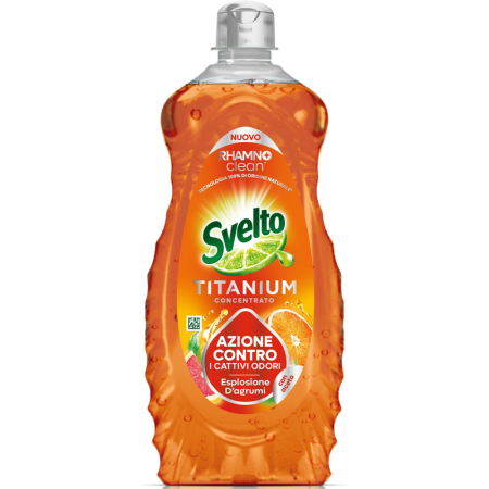 Produse de curatenie - DETERGENT DE VASE SVELTO TITANIUM AGRUMI 650ML