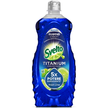 Produse de curatenie - DETERGENT DE VASE SVELTO TITANIUM LIME 650ML