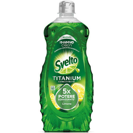 Produse de curatenie - DETERGENT DE VASE SVELTO TITANIUM LIMONE 650ML
