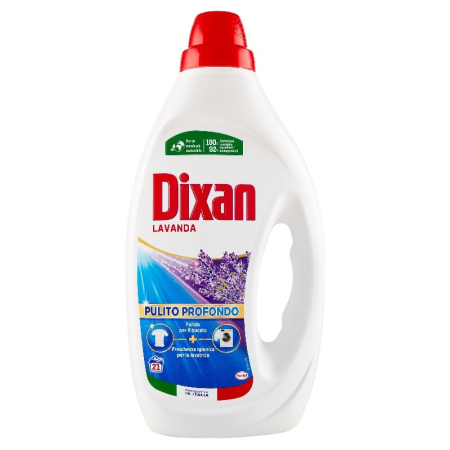 Detergent lichid - DETERGENT DIXAN LIQUID 21 LAVANDA 945ML