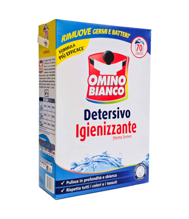 Detergent pudra - DETERGENT OMINO BIANCO PULBERE IGIENIZANTE 3850G