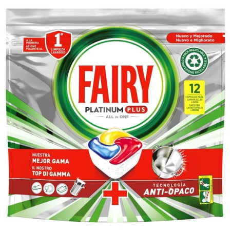 Produse de curatenie - DETERGENT VASE TABS FAIRY LIMONE 12BUC