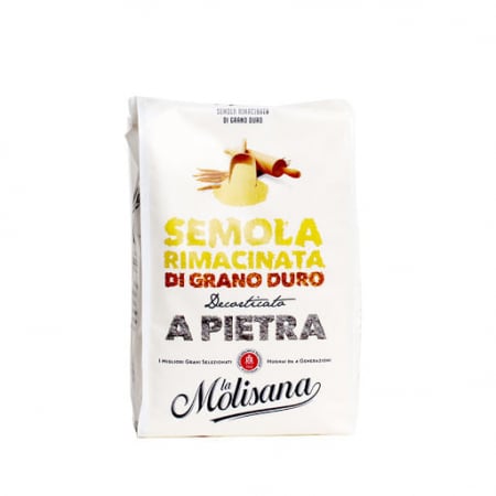 Produse alimentare italiene - FAINA DE GRAU DUR REMACINATA MOLISANA 1KG