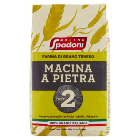 Produse alimentare italiene - FAINA MOLINO SPADONI MACINA A PIETRA 1KG