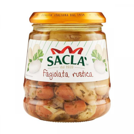 Conserve italiene - FASOLE RUSTICA SACLA 290G
