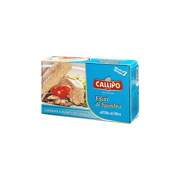 Conserve de peste - FILE DE MACROU CALLIPO OLIVE 125G