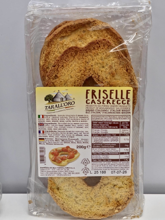 Produse de panificatie - FRISELLE DI BARI CASERECCE 200G