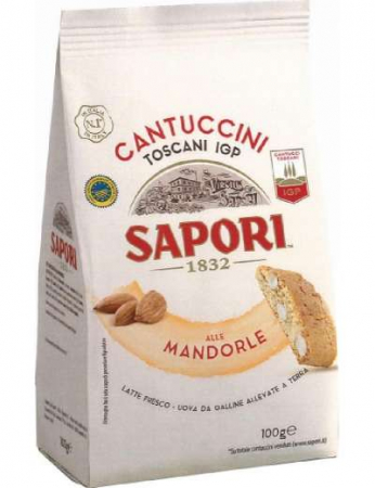 Prajituri, napolitane, cornuri italiene - FURSECURI CANTUCCINI MANDORLE 100G