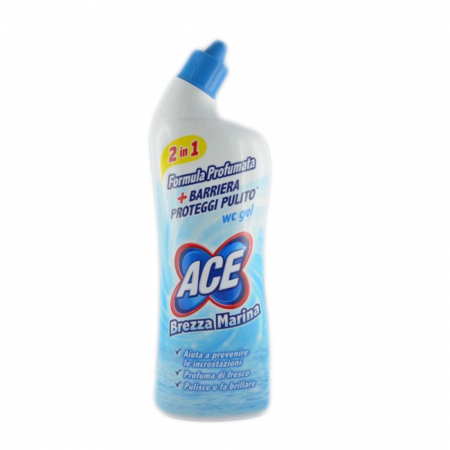 Solutii curatat suprafete baie - GEL ACE WC PROFUMATO BREZZA MARINA 700ML