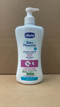 Servetele umede, nazale - GEL DE DUS CHICCO BABY RELAX 500ML