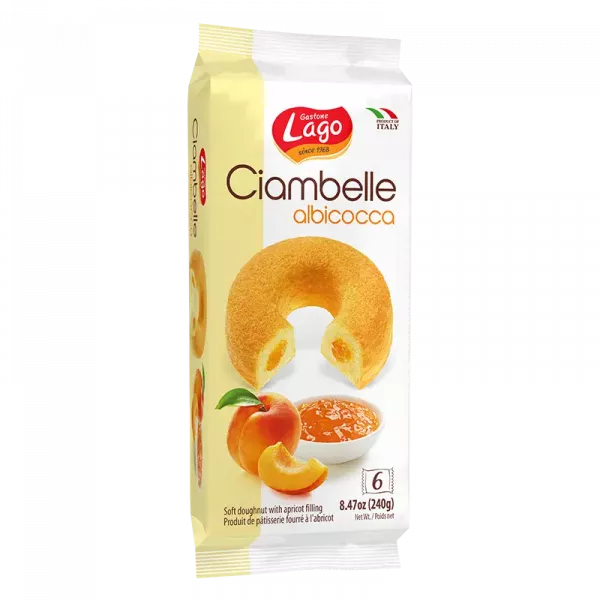 Prajituri, napolitane, cornuri italiene - GOGOSI CIAMBELLE GASTONE LAGO CU CAISE 240G