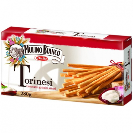 Snacksuri italiene - GRISINE MULINO BIANCO TORINESI 280G