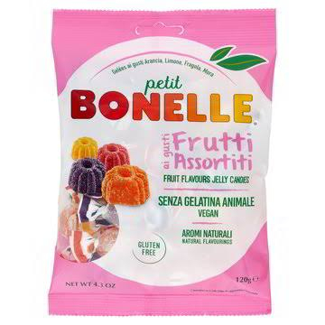 Produse alimentare italiene - JELEURI BONELLE PETIT FRUTTI ASSORTITI 120G