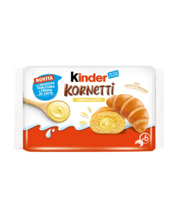 Produse alimentare italiene - KINDER KORNETTI LATTE 270G