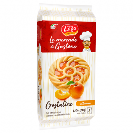 Biscuiti italieni - LAGO CROSTATINA ALBICOCCA 240G