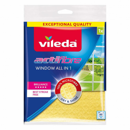 Bureti de vase, lavete - LAVETA GEAMURI VILEDA ACTIFIBRE