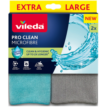 PRODUSE CURATENIE CASA - LAVETE VILEDA PRO CLEAN MICROFIBRA 2 BUC