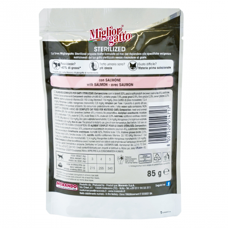 MANCARE DE PISICI MIGLIORGATTO SALMONE DELICATO 85G [1]