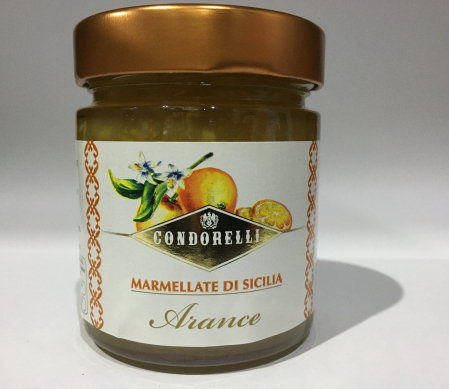 Conserve italiene - MARMELADA CONDORELLI CU PORTOCALE ROSII 240G