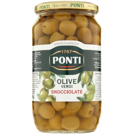 Produse alimentare italiene - MASLINE VERZI PONTI FARA SAMBURI 670G