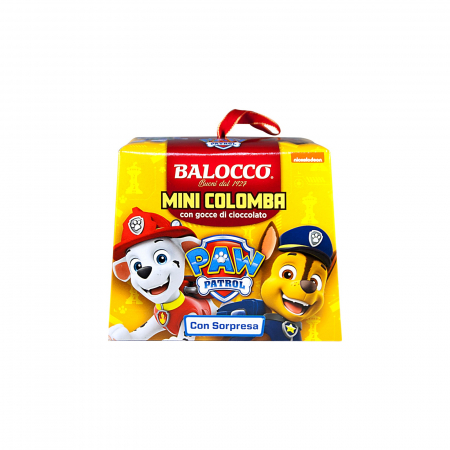 MINI COLOMBA BALOCCO cu picaturi de ciocolata PAW PATROL 100G [0]