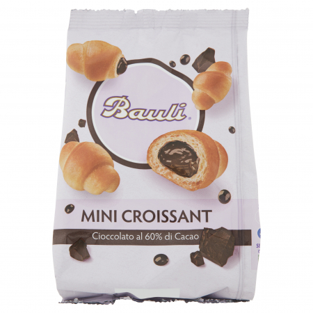Prajituri, napolitane, cornuri italiene - MINI CORNURI BAULI CU CACAO 75G