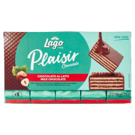 Produse alimentare italiene - NAPOLITANE LAGO PLAISIR CHOCOLATE 190G