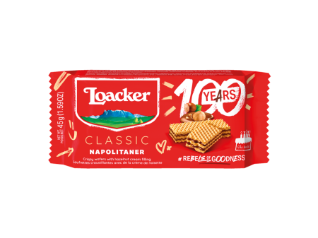 Prajituri, napolitane, cornuri italiene - NAPOLITANE LOACKER CREMA ALUNE 135G