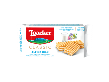 Produse alimentare italiene - NAPOLITANE LOACKER CREMA LAPTE 135G