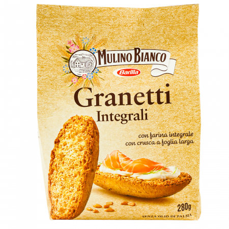 Produse de panificatie - PAINE PRAJITA MULINO B.GRANETTI INTEGRALI 280G
