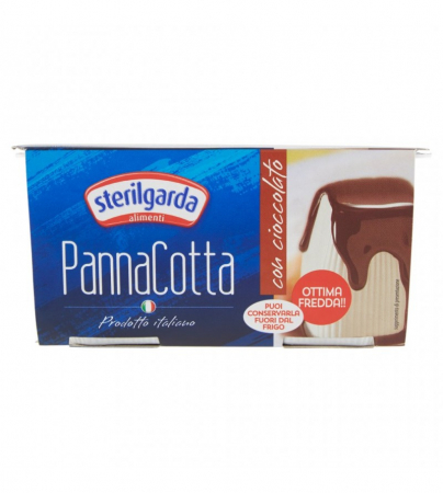 Branzeturi italiene - PANNA COTTA DE CIOCOLATA STERILGARDA 2X90G