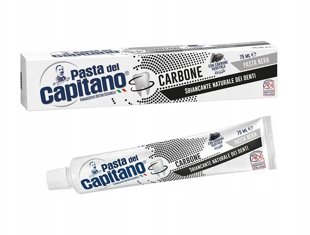 Ingrijire personala - PASTA DE DINTI DEL CAPITANO CARBONE 100ML