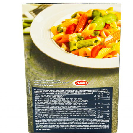 PASTE BARILLA 70 MEZZE PENNE TRICOLORE 500G [1]